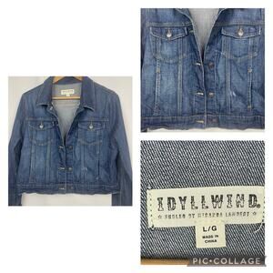 Idyllwind  by Miranda Lambert Denim Jacket Size..L Read DESC